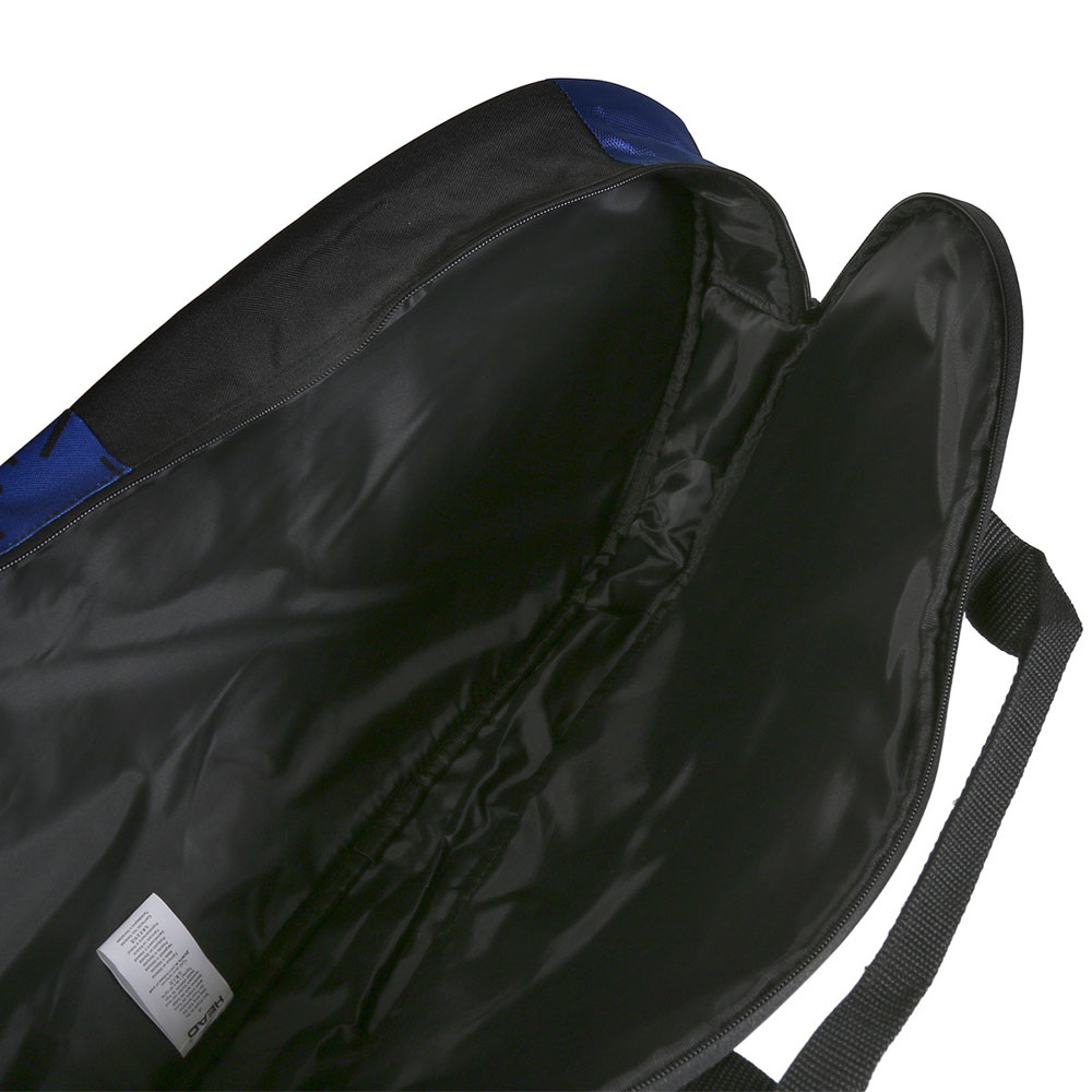 Сумка-чехол, с карманом, на 3 тен.ракетоки Head Team Racquet Bag S 262334-BLBK черно-синий