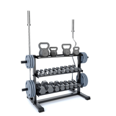 Стойка стеллаж для гантелей, дисков и грифов Domsen Ds50 d50мм | Premium Fitness