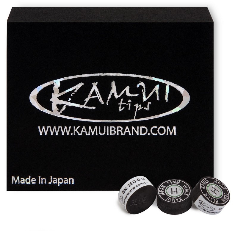 Наклейка для кия Kamui Black d14мм Hard 1шт 03104