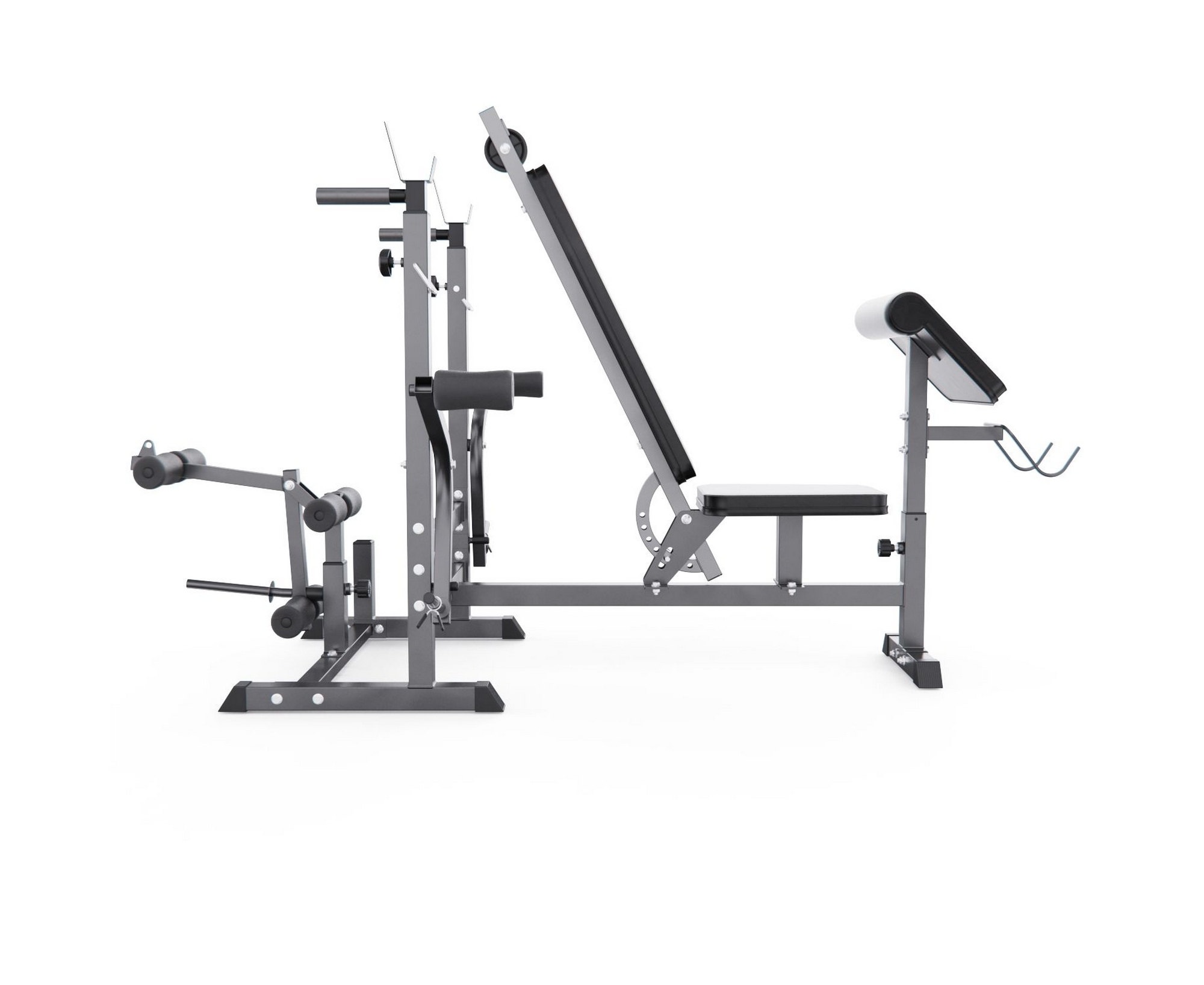 Скамья под штангу, с партой для бицепса DFC GYRONETICS GN008 | Premium Fitness