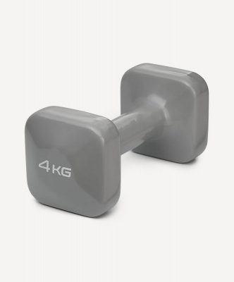 Гантель виниловая 4 кг Star Fit DB-106 темно-серый