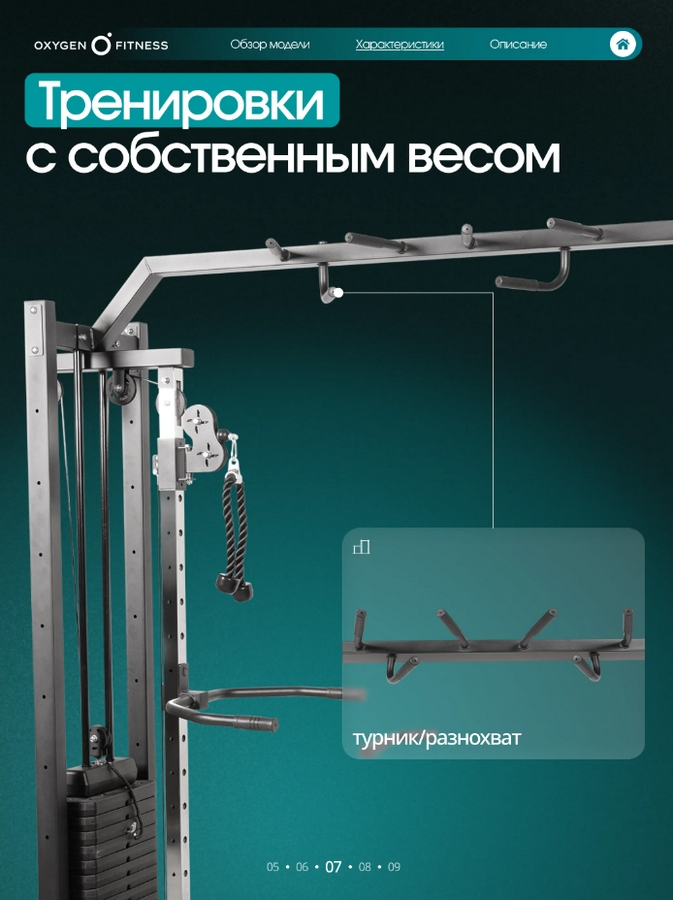 Кроссовер Oxygen Fitness VESTON | Premium Fitness