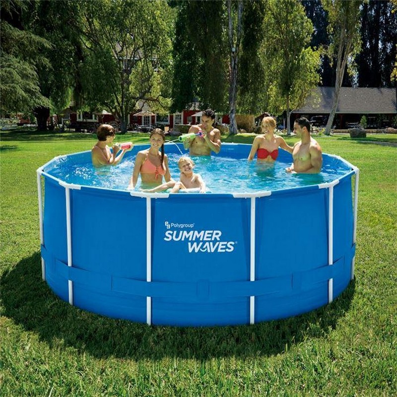 Каркасный бассейн круглый 365х132см SummerWaves P20012523