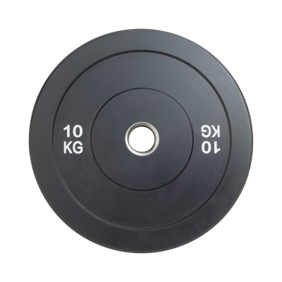 Диск бамперный 51мм, обрезиненный 10кг VictoryFit VF-D51100