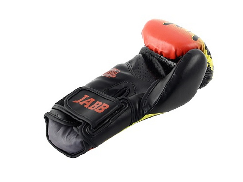 Боксерские перчатки Jabb JE-4077/Asia 77 Fire черный 12oz