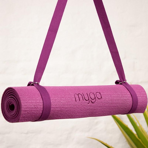 Ремень для йоги 180 см Yoga Belt and Sling 2 in 1 Myga RY1132 черный
