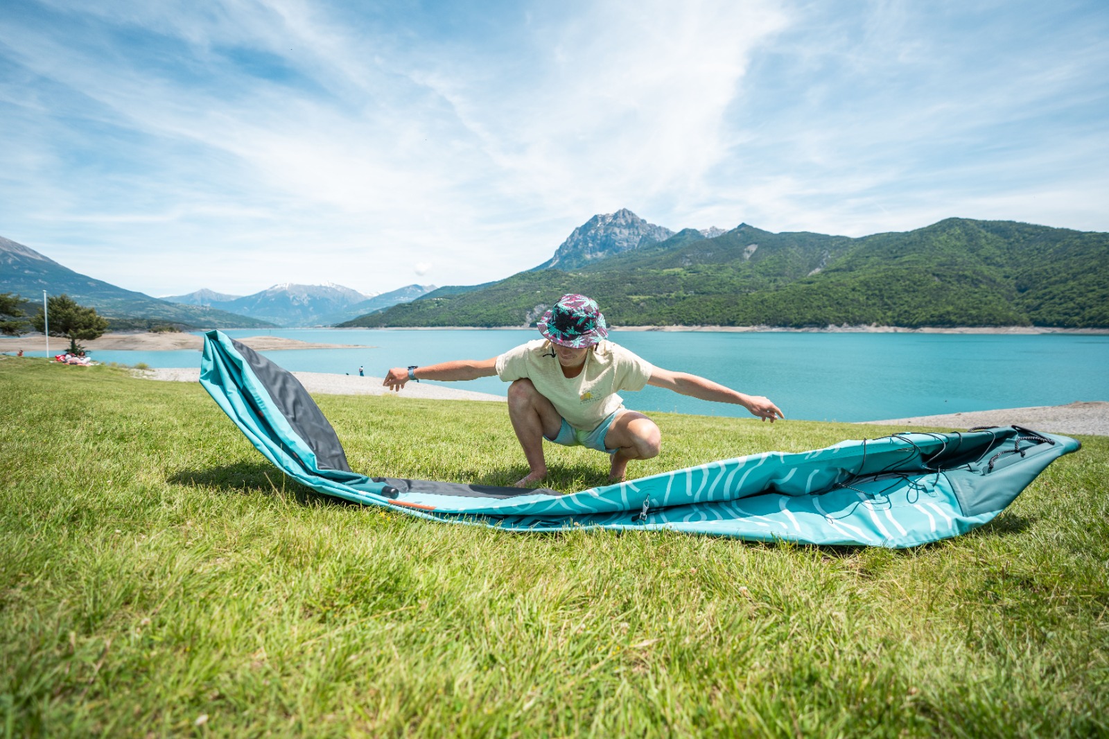 Надувная байдарка Kayak Glider-475 475x83х42см, 3 весла, 3 сиденья, киль, до 230кг Aqua Marina Glider-475 PA-25GD03
