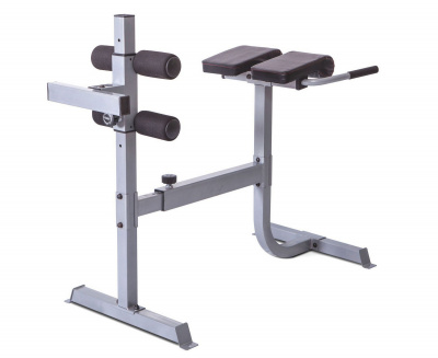 Гиперэкстензия DFC CAP FM-CS709 / Римский стул серебряный | Premium Fitness