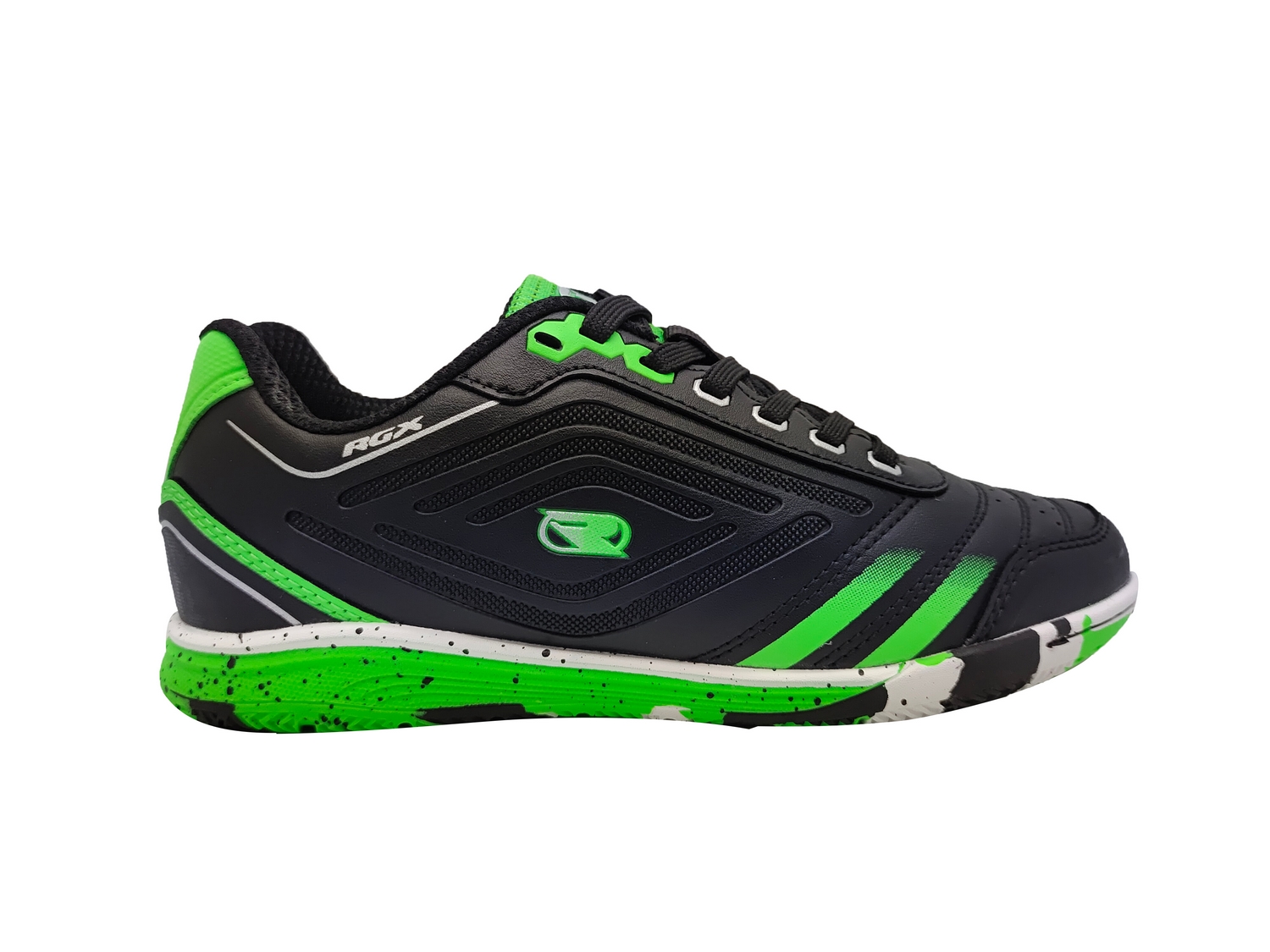Бутсы зальные детские RGX SB-ZAL-051 Black\Green