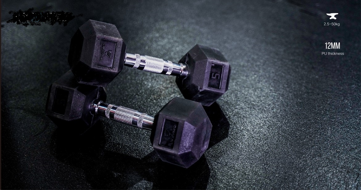 Гексагональные гантели 17,5кг Live Pro Hex Dumbbell LP8005-17.5, пара