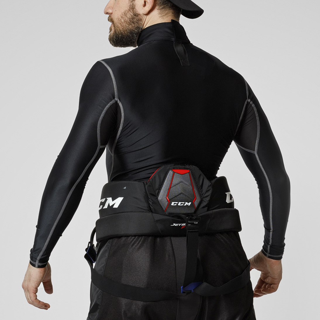 Футболка компрессионная с защитой шеи Mad Guy Kevlar Compression SR черный\черный