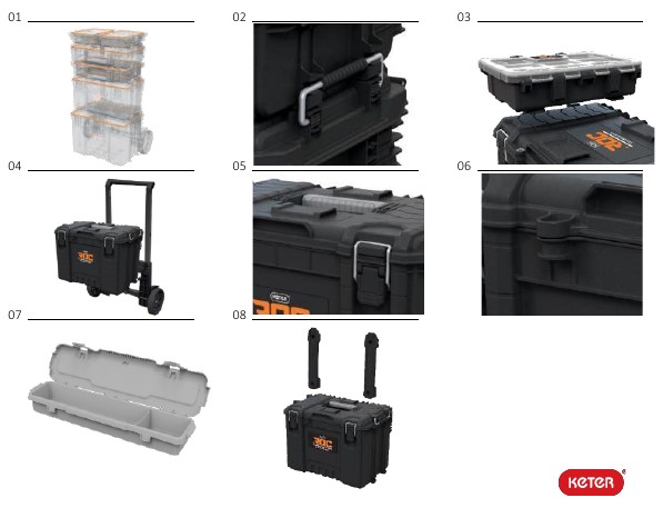 Ящик для инструментов ROC XL Pro Gear 2.0 (17211901)