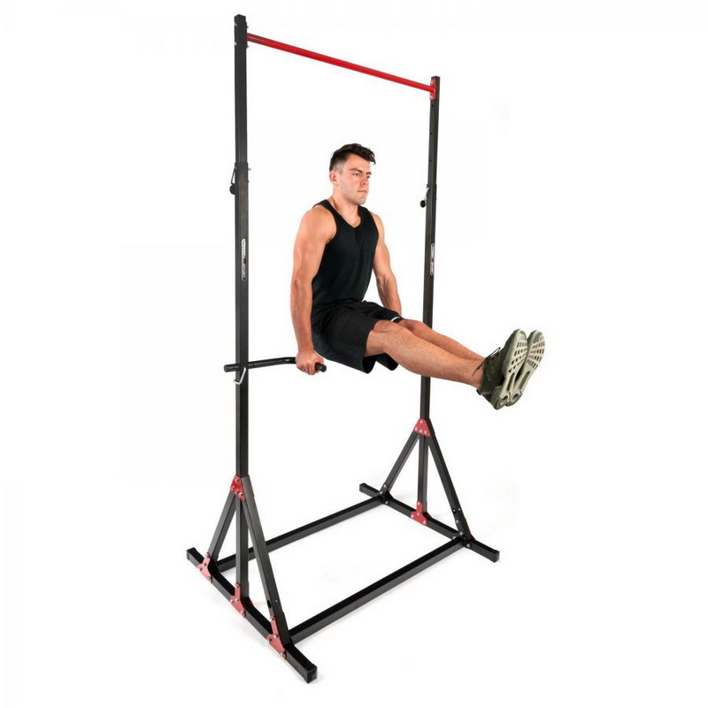 Регулируемый по высоте турник, упорами для отжиманий Marbo MH-D203 | Premium Fitness