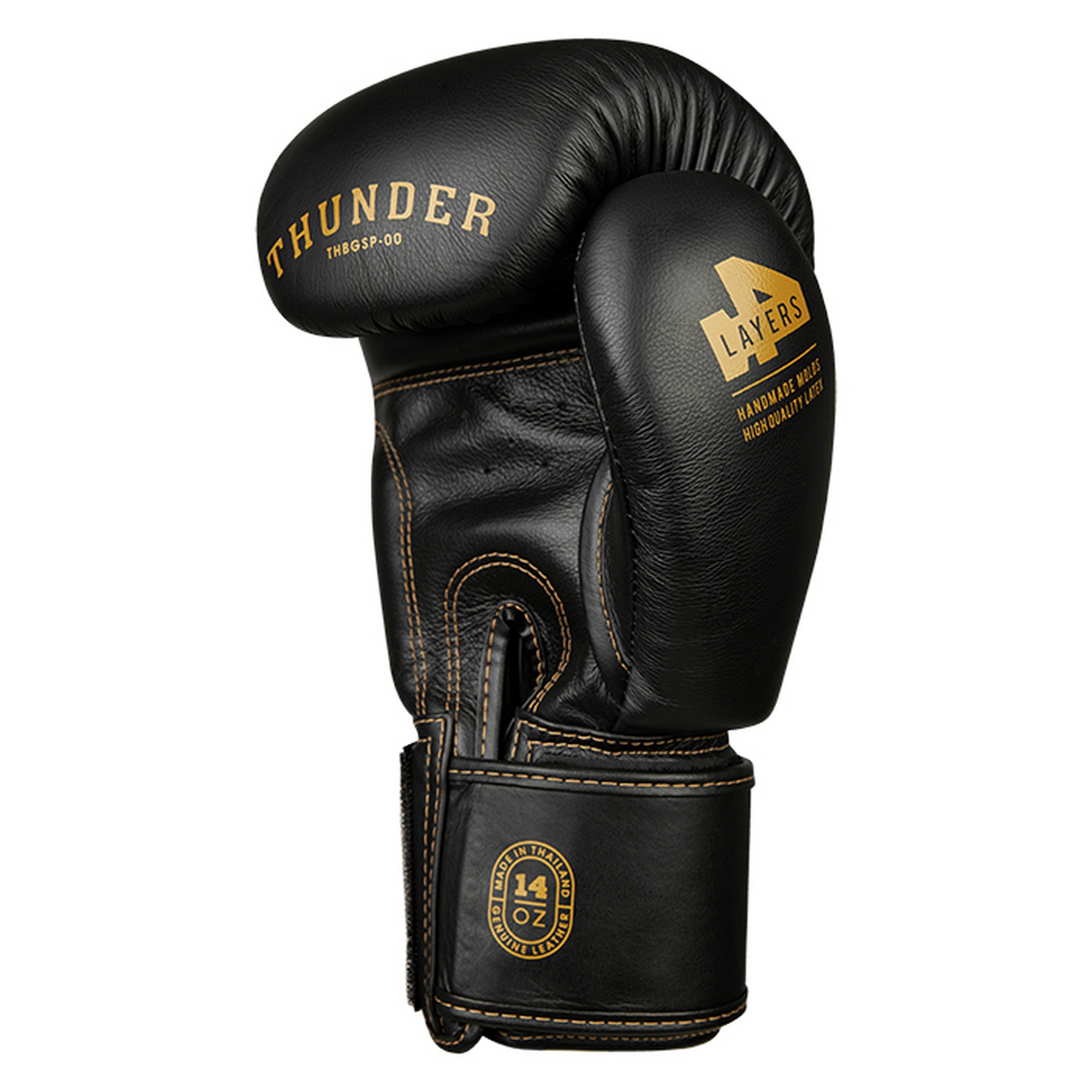 Боксерские перчатки Green Hill THUNDER THBGSP-00 чёрный