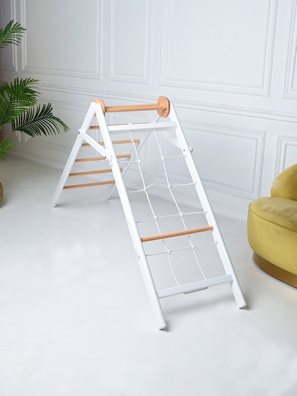 Детский спортивный комплекс Perfetto Sport "Scala in legno 2" bianco-naturale PS-118