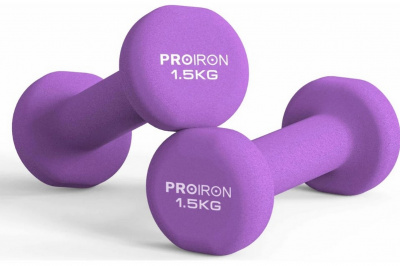 Гантели неопреновые 2шт по 1,5кг PROIRON Г2015НЕО