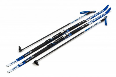 Лыжи Комплект NNN STC STEP Brados Active A3 Blue