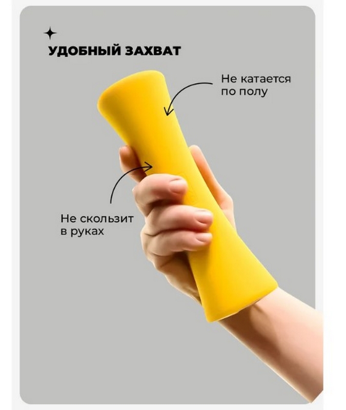 Гантели силиконовые 2шт по 1,5кг PROIRON Г2015СИ