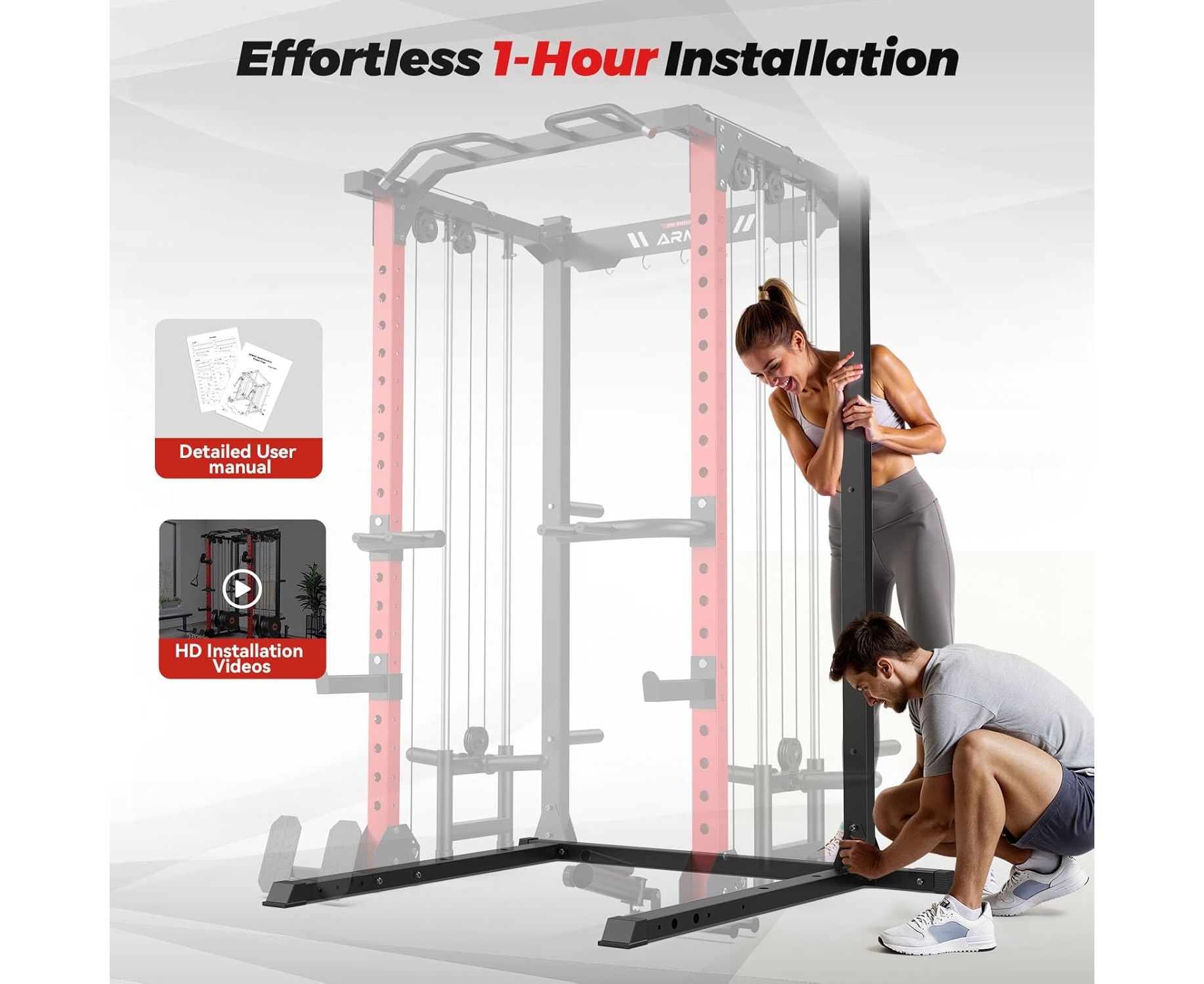 Силовая рама многофункциональная DFC D034 | Premium Fitness