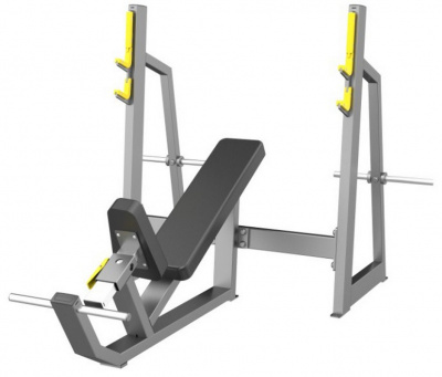 Скамья – стойка для жима под углом вверх DHZ A3042 | Premium Fitness