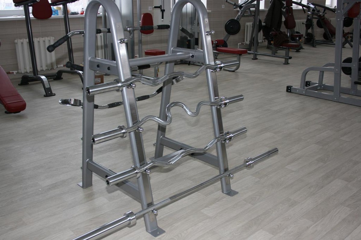 Стойка для штанг на 10 шт Aerofit AFBBR10 | Premium Fitness