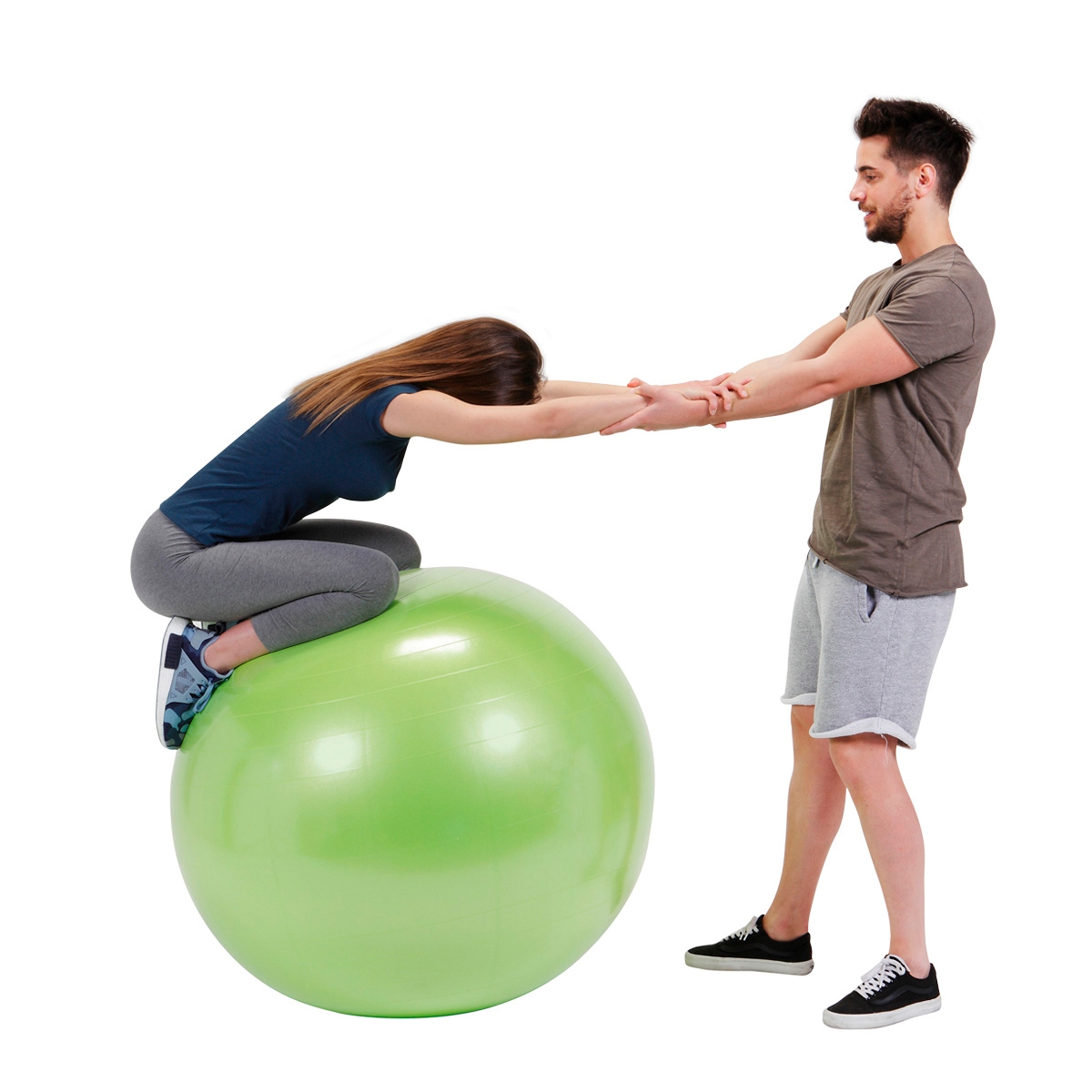 Гимнастический мяч d120 см GYMNIC Physio Gymnic Plus LC\91.98 зеленый