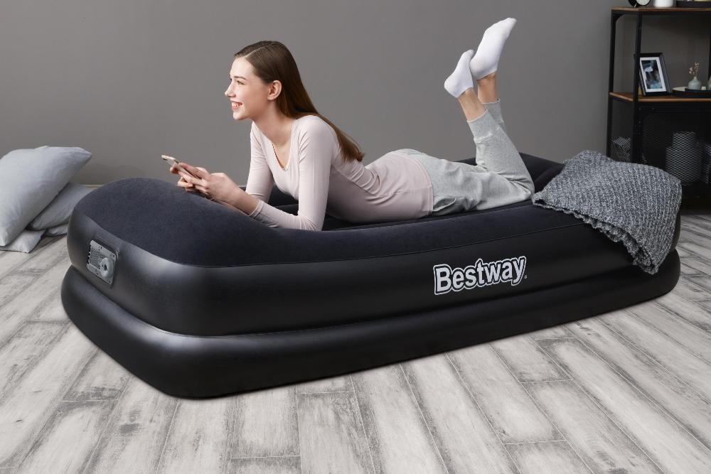 Кровать флок 97х191х46см Bestway 67401