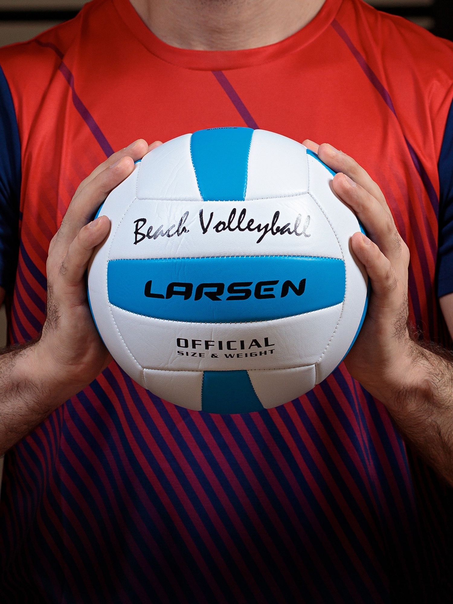 Мяч волейбольный пляжный Larsen Beach Volleyball Blue р.5