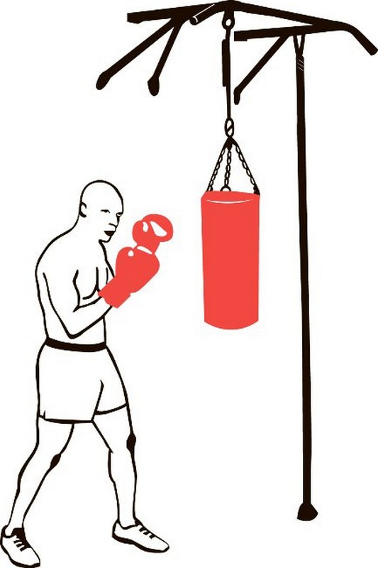 Турник 3 в 1 складной  Workout, серый | Premium Fitness