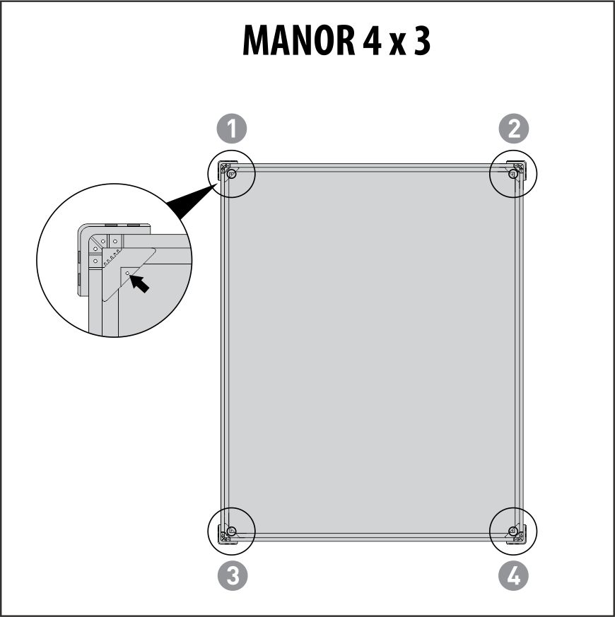 Сарай "Манор 4х3" 117 x 94 см Manor