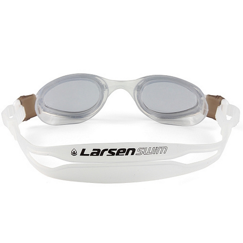 Очки плавательные Larsen S1201 серый