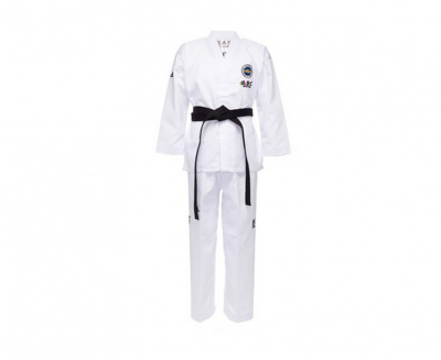 Добок для тхэквондо с поясом Adidas подростковый ITF Student Dobok белый adiTITF01