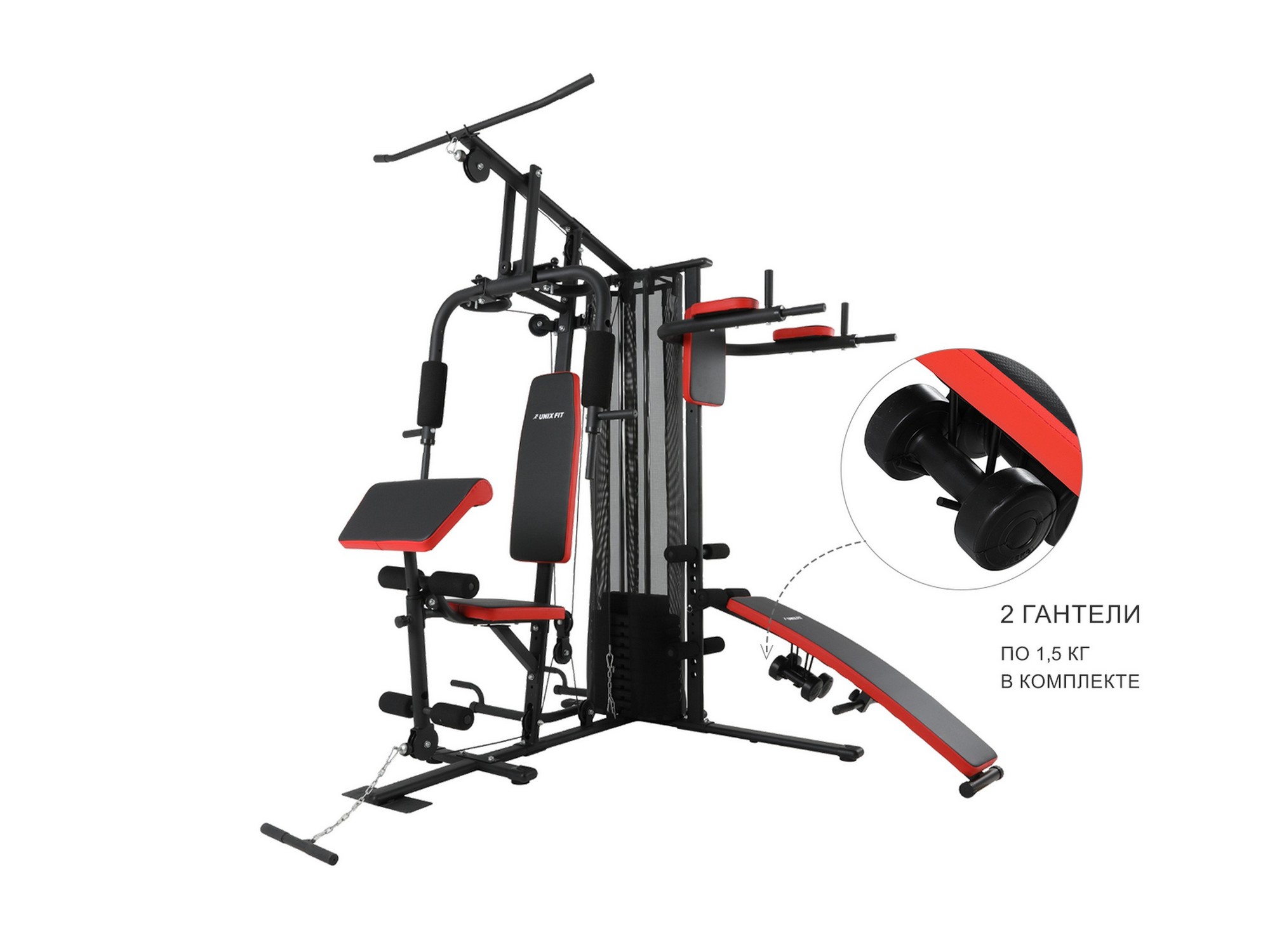 Силовой комплекс UnixFit BLOCK PRO BSBLPRO | Premium Fitness