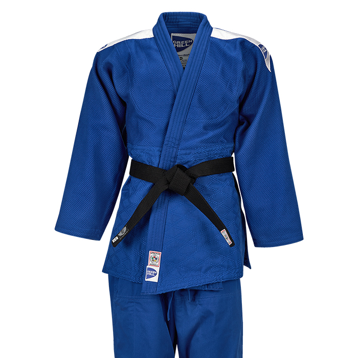 Кимоно Дзюдо Green Hill Super одобрено IJF JSS-10212 , синее