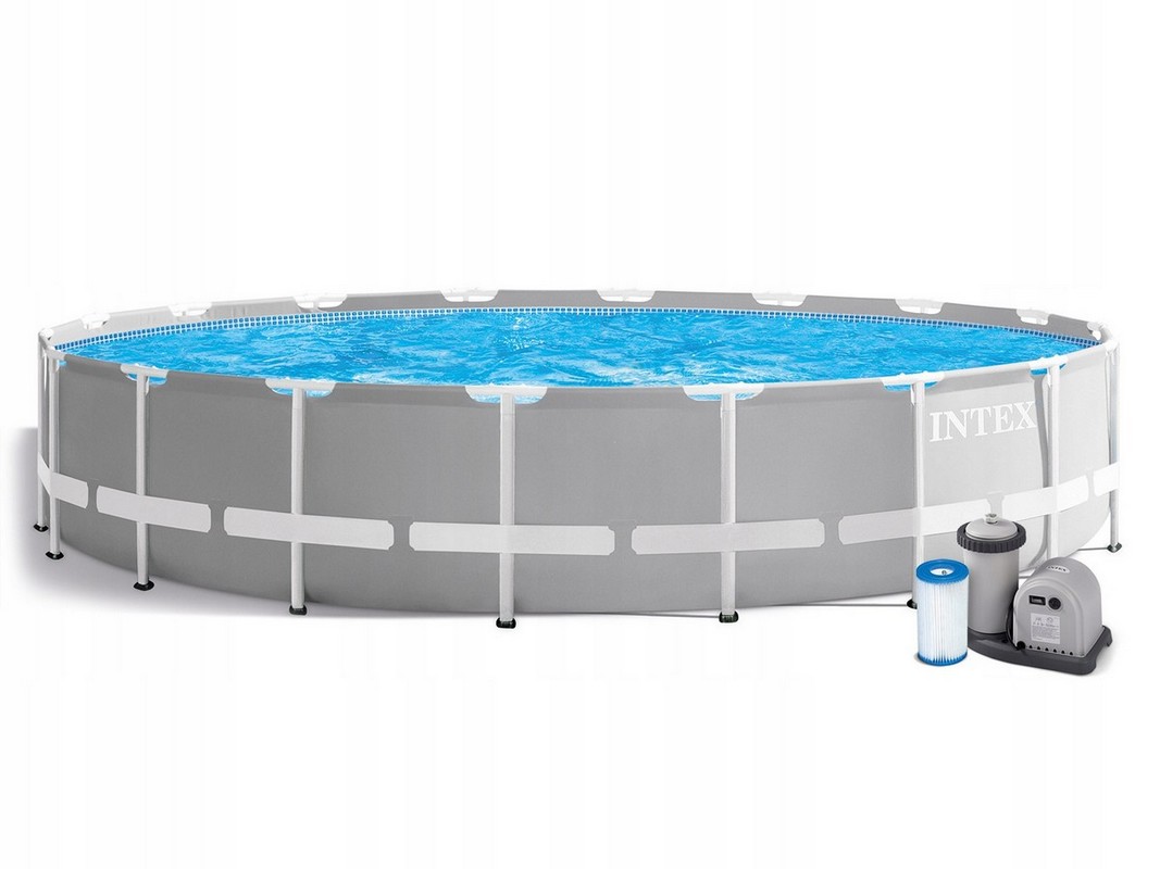 Каркасный бассейн круглый 610х132cм Intex Prism Frame 26756