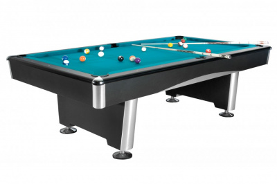 Бильярдный стол для пула Dynamic Billard Triumph 7 ф (черный) в комплекте, аксессуары + сукно 55.071.07.5