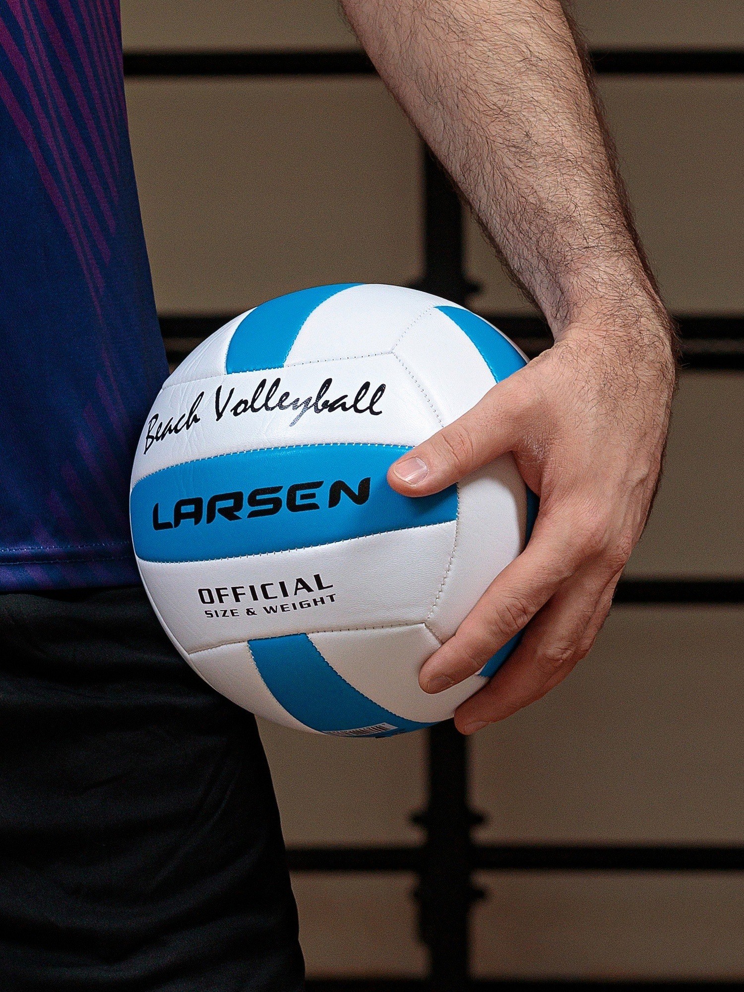 Мяч волейбольный пляжный Larsen Beach Volleyball Blue р.5