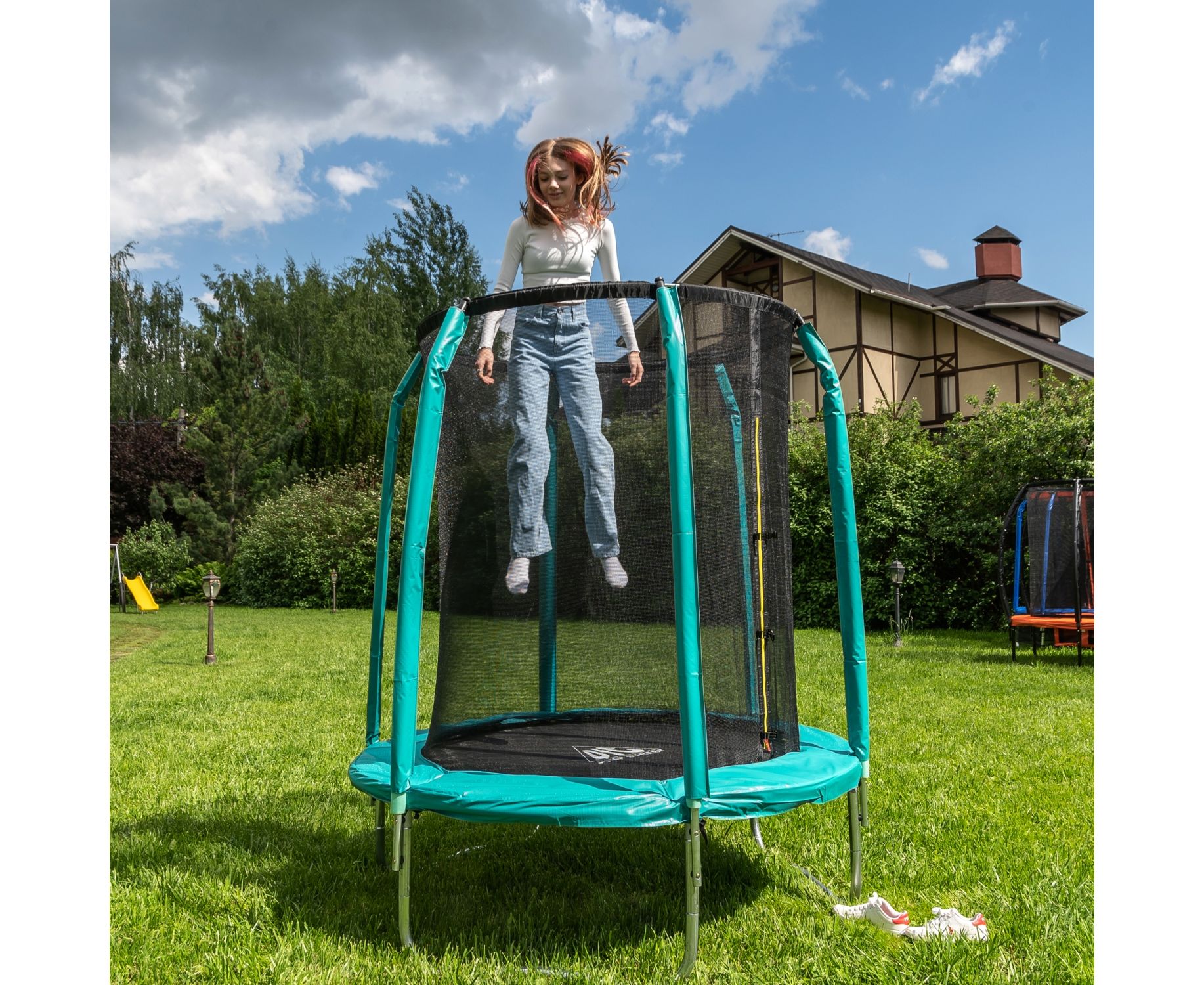 Батут DFC Jump Street 6ft внутр.сетка (183cм) 6FT-JST-E