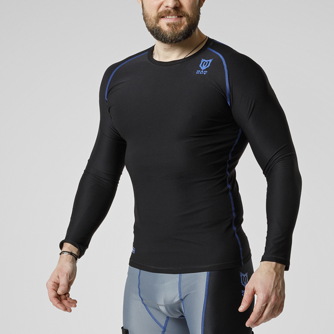 Футболка с длинным рукавом Mad Guy Basic Compression SR