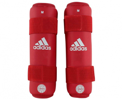 Защита голени Adidas WAKO Kickboxing Shin Guards красная adiWAKOSG01