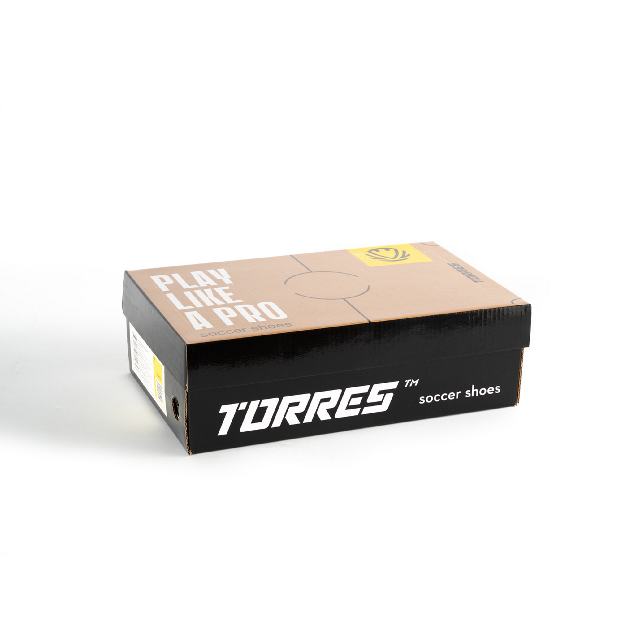 Бутсы футбольные (многошиповки) Torres COPA TS234237-614 чёрно-жёлтый