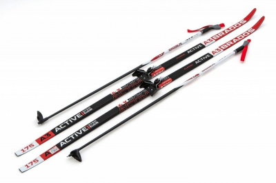 Лыжи Комплект 75 мм - WAX Brados Active A3 Red