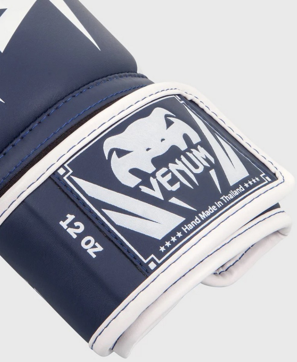 Перчатки Venum Elite 1392-410-16oz синий\белый