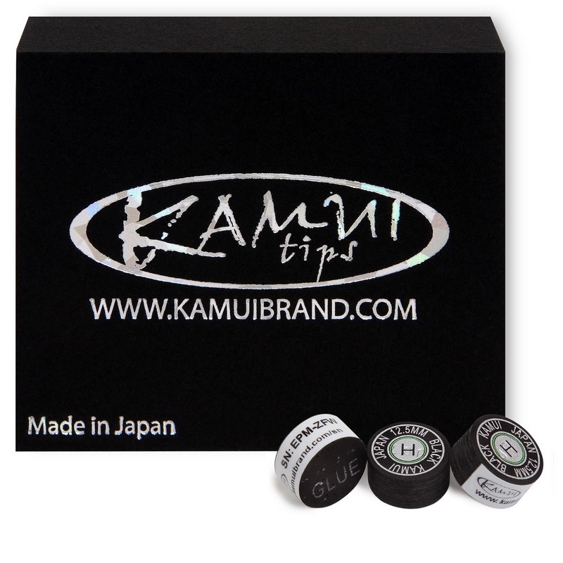 Наклейка для кия Kamui Black d12,5мм Hard 1шт 05341