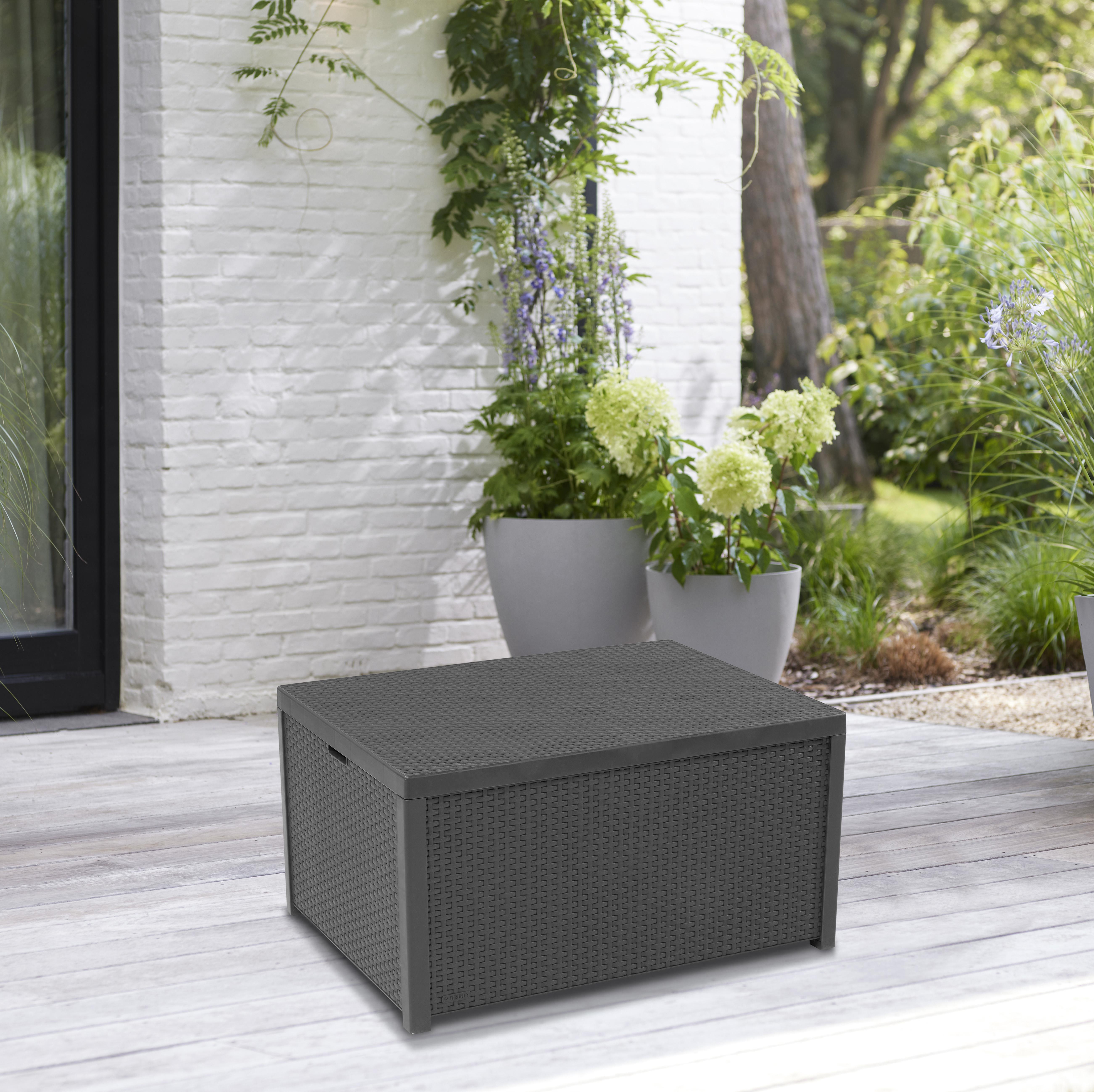 Стол-сундук Арика, графит Arica storage table