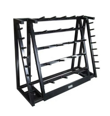 Стойка для памп-штанг на 20 наборов OKPRO OK0019 | Premium Fitness