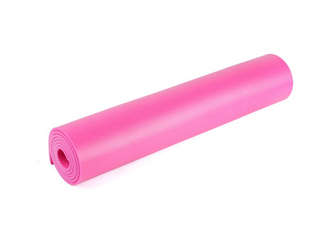 Коврик для спорта 140x50x0.5 см Fitness, розовый
