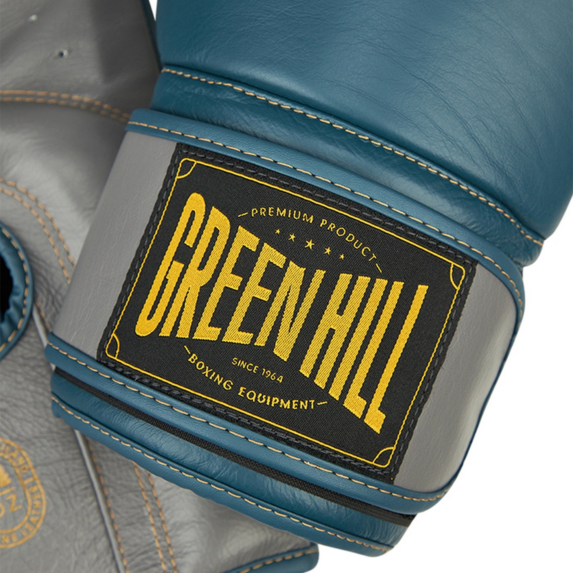 Боксерские перчатки Green Hill RAIDER THBGHB-57 светло-синий\серый