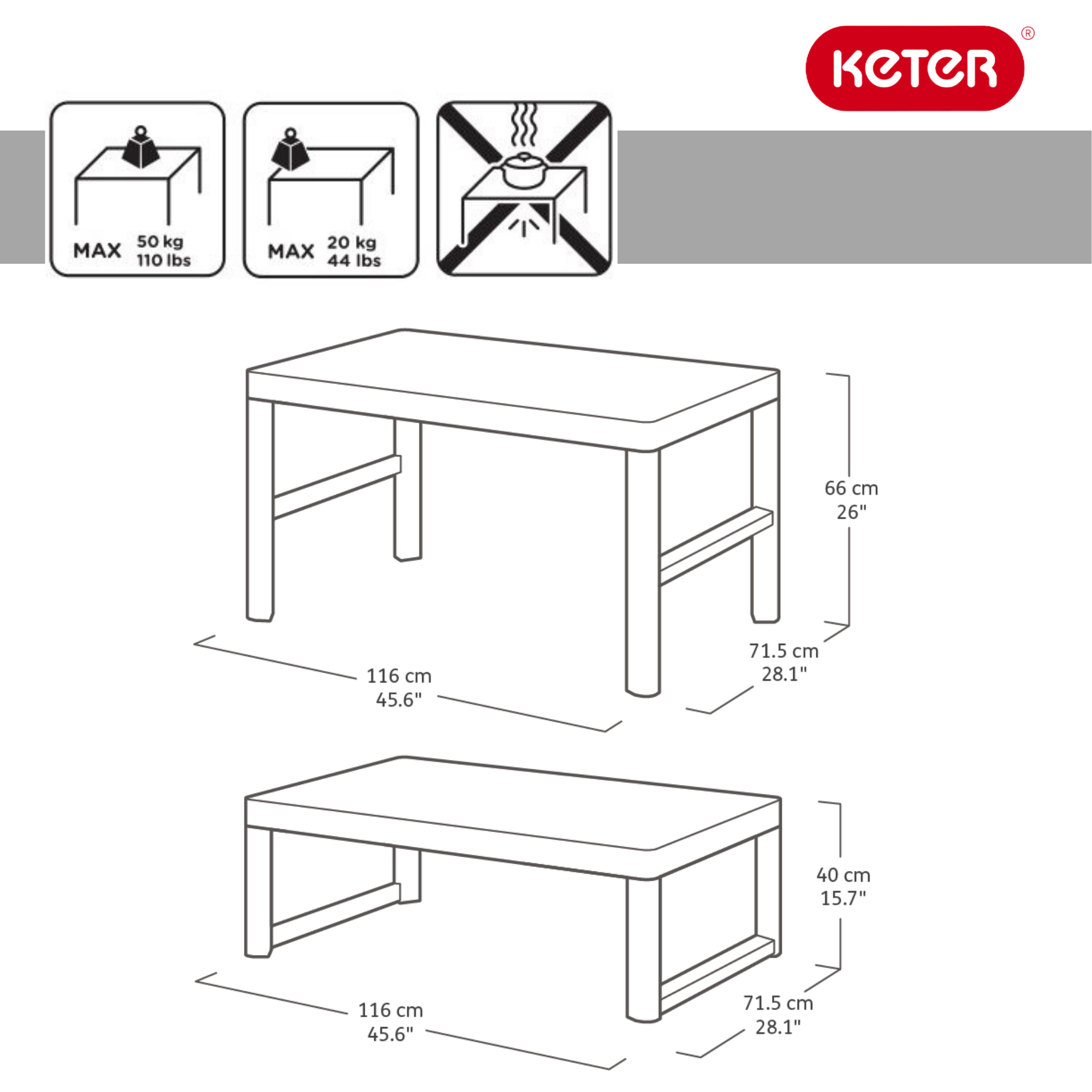 Стол раскладной Лион (Lyon rattan table) капучино