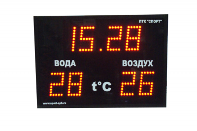 Часы-термометр - CT1.13-2t ПТК Спорт 017-0826